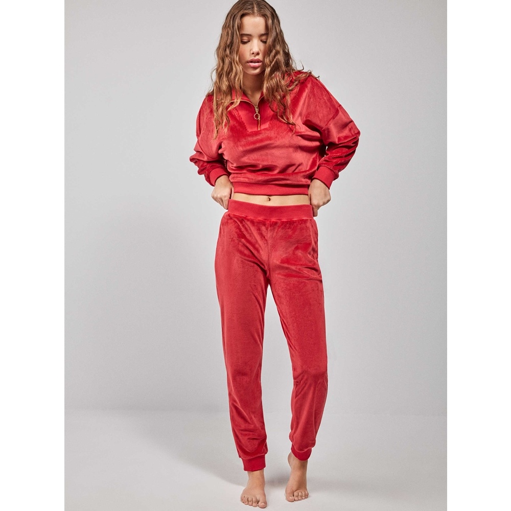 Gisela Women's Tracksuit Velvet Regular Fit